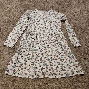 H&M Cream Floral Kids Dress 8/10